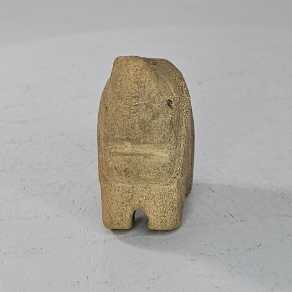 Hand Carved Stone Rhino Dinosaur Figurine Zuni? - Picture 2 of 7